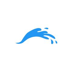 water splash vector illustration
