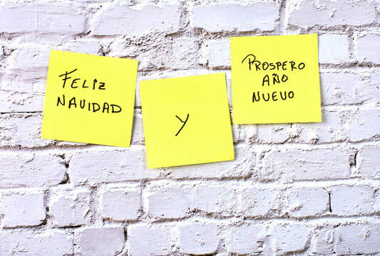 Muro con felicitaciones Navide&ntilde;as