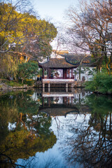 Obraz premium japanese garden in autumn