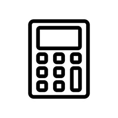 calculator Line Icon