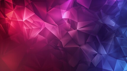 Fototapeta premium Pink and blue polygonal wallpaper background creating a dynamic visual effect, ideal for modern and abstract design projects