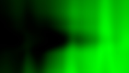 Abstract Green and Black Gradient Blurred Background