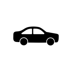 Car icon vector. car sign and symbol. small sedan