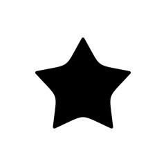 Star icon vector. rating sign and symbol. favourite star icon