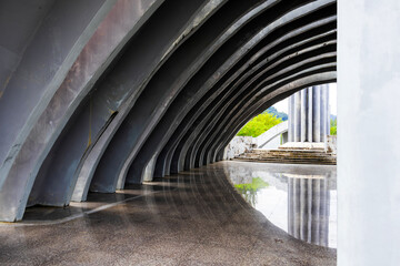 Tsunami Memorial tourist attractions in Phang-nga Thailand