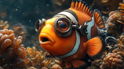 Steampunk Clownfish