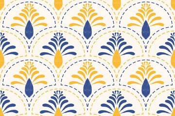 Flower seamless pattern design with beautiful flower and leaves. Flower art. floral and leaf pattern design for fabric, cotton, wallpaper, satin, gift wrap, carpet, background.