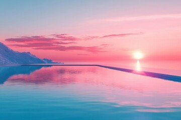 Fototapeta premium sunset over the sea