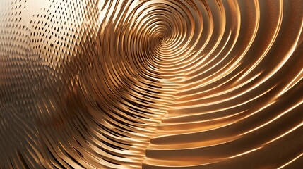 Fototapeta premium Abstract Golden Spiral Pattern Design Background