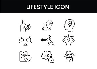 Lifestyle Icon set 