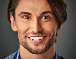 Obraz premium Close-Up of Facial Expressions Showing Emotions