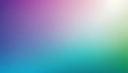 Fototapeta premium green sky blue purple gradient background,Grainy noisy background, abstract color gradient shape, vibrant glowing blue green purple noise texture banner design,110