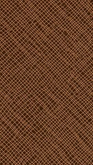 Fototapeta premium Brown Diamond pattern hand drawn design on Blue background illustration