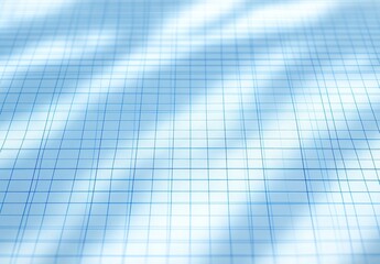 Obraz premium Blue Grid Background on White Sheet