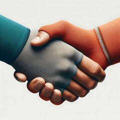 Close-Up High-Resolution Photograph of Two People Shaking Hands