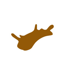 chocolate splash vector