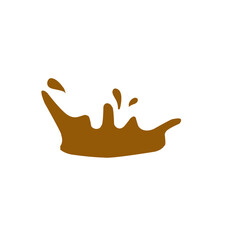 chocolate splash vector