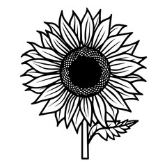 Sunflower Silhouette Vector Art: Stunning Designs for Your Creative Projects