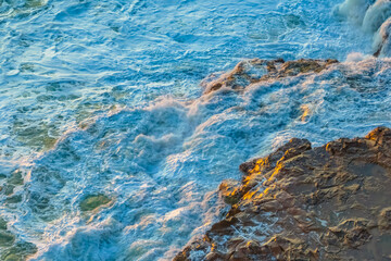 Top down Winter Sunrise and Surfs Up