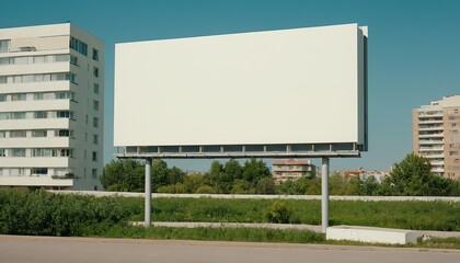 Obraz premium Large Horizontal Billboard on a City Street 41546