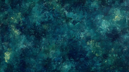 Fototapeta premium Abstract Teal Green Textured Painting Background