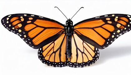 Fototapeta premium butterfly on isolated white background