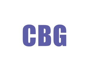 CBG Logo design vector template. CBG