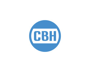 CBH logo design vector template. CBH