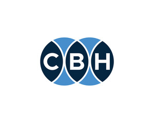 CBH logo design vector template. CBH