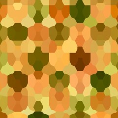 Abstract mosaic pattern with earthy tones.