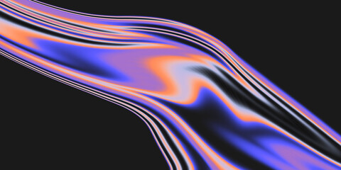 Abstract background with vibrant, flowing lines and a holographic effect.