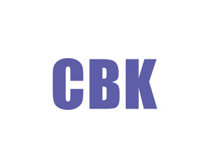 CBK logo design vector template. CBK