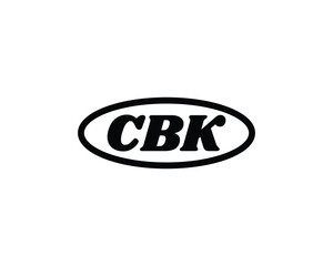 CBK logo design vector template. CBK