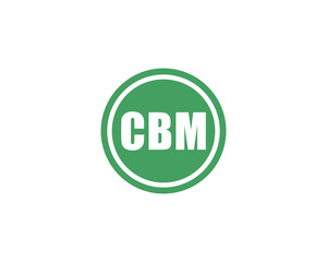 CBM logo design vector template. CBM