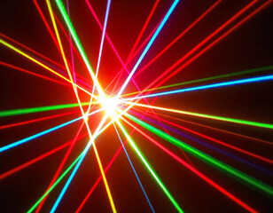 Abstract background with rays abstract rainbow background spotlight with lights and colorful lights