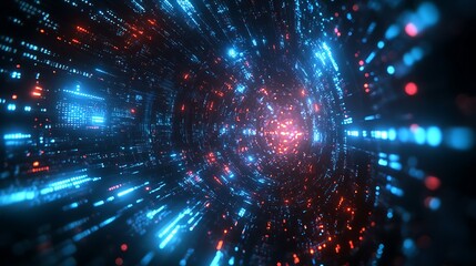 An abstract 3D visualization of 5G global coverage, bright light waves emanating from major cities, glowing network lines spreading across the digital Earth, dark tech-themed backdrop,