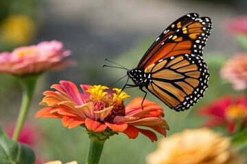 Obraz premium Butterfly on flower