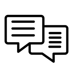 Talk bubble speech icon. Blank empty bubbles vector design elements. Chat on line symbol template. Dialogue balloon sticker silhouette