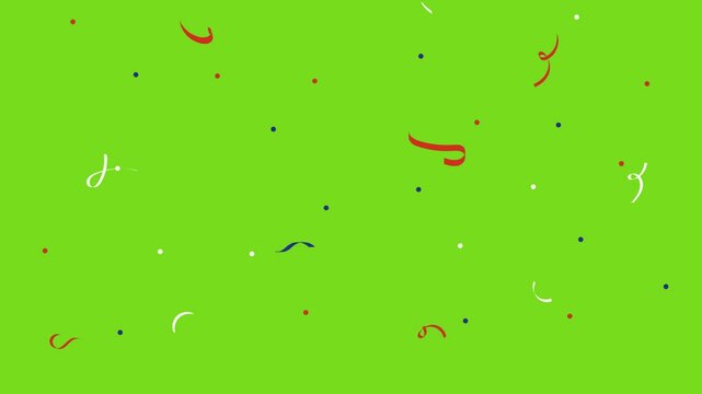  Multi Colorful Confetti Blast Explosions with green screen isolated background