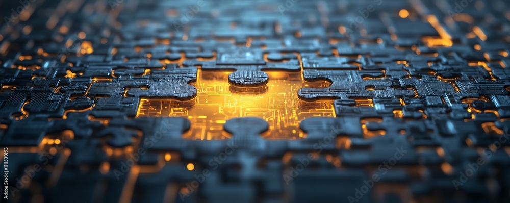 Poster Abstract digital concept symbolizing corporate transformation, where advanced technologies reshape business processes, enhance efficiency, and drive forwardthinking change