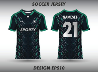 Soccer jersey template sport t shirt design