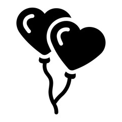 balloons Solid icon