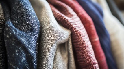 Obraz premium Ethical trade and indigenous clothing production, handcrafted fabrics