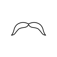 outline the mustache