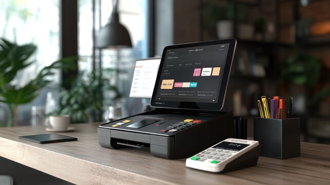 Modern POS system with contactless payment options
