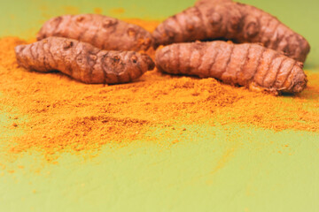 Curcuma longa - Turmeric powder, fresh root