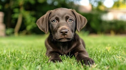 Fototapeta premium Dog and puppy care products promoted for happy and healthy pets