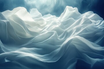 Obraz premium Flying Paper Sheets Twisting and Falling Isolated on White Background