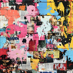Fototapeta premium Abstract Urban Collage Artwork