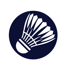 badminton logo vector icon illustration design. logo for championship, club, and competition